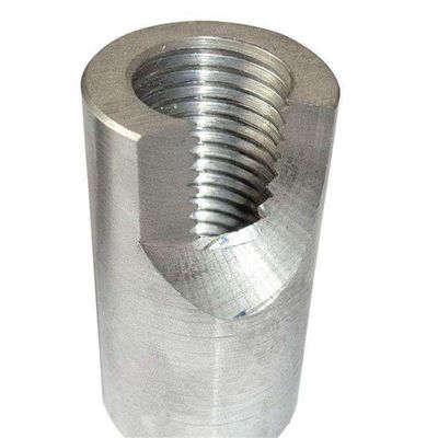 el acoplador de acero roscado Rebar 36m m de 25m m 32m m 40m m aprieta la manga de la unión del Rebar