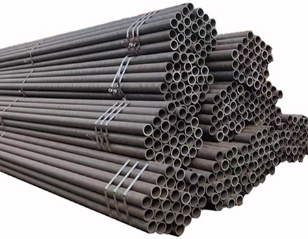 Ronda inconsútil laminada en caliente de la soldadura de Erw del carbono de la tubería de acero ASTM A53 Gr.B del negro Q235