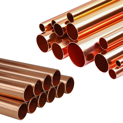 C10100 C10200 99,9% C11000 aflautado de cobre puro 15m m 22m m para los tubos de agua