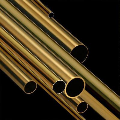 Tubo de cobre recto de paredes delgadas recto puro del tubo ASTM C22000 99,9% de cobre amarillo inconsútiles H62 ETP de la precisión