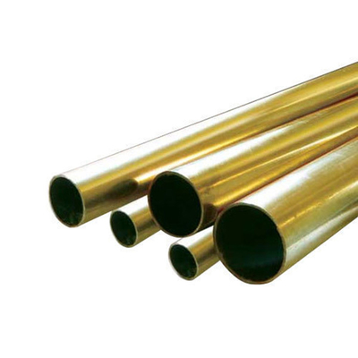 Tubo de cobre recto de paredes delgadas recto puro del tubo ASTM C22000 99,9% de cobre amarillo inconsútiles H62 ETP de la precisión